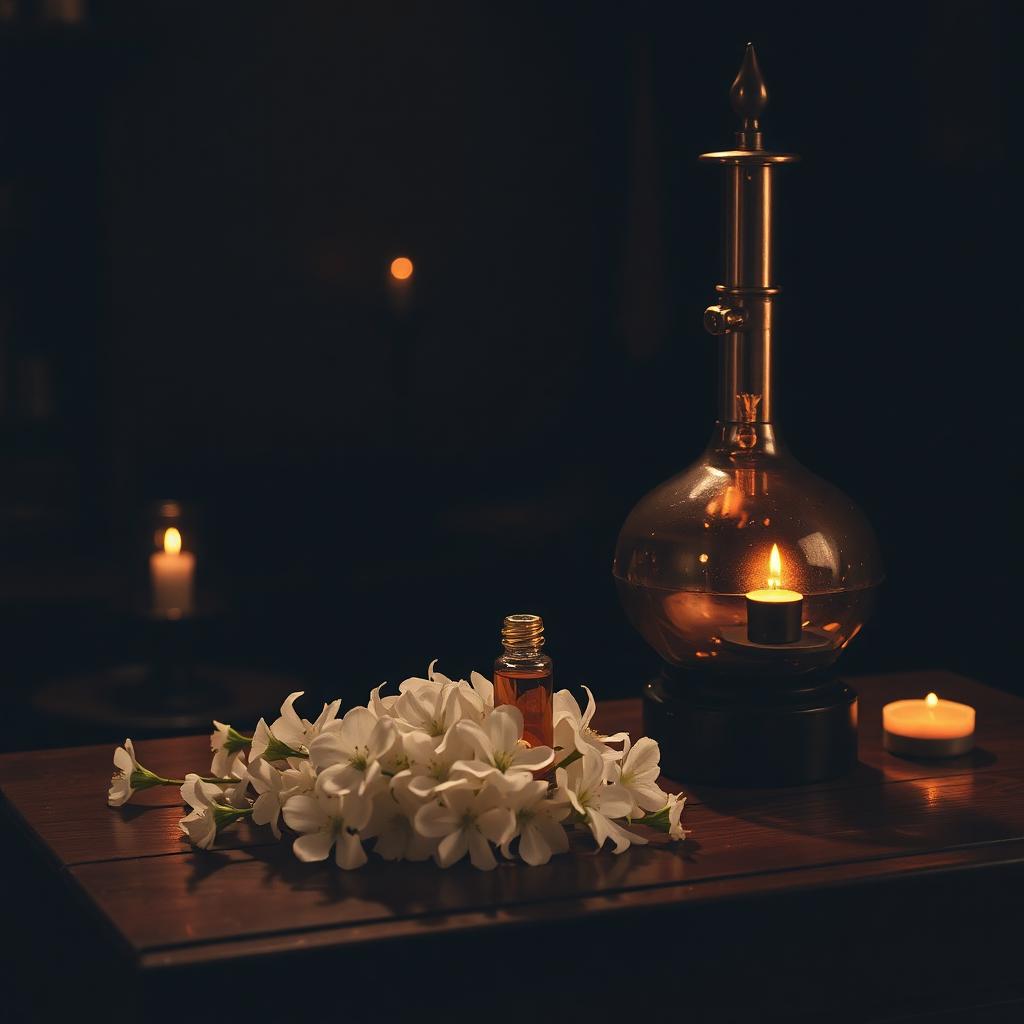 Jasmine in the stillroom